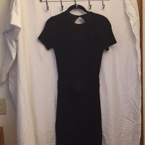 Zara Black dress size small with open back